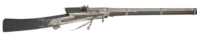 Lot 181 - A 12 BORE NORTH INDIAN MATCHLOCK GUN (TORADOR), 18TH/19TH CENTURY, PROBABLY RAJASTHAN
