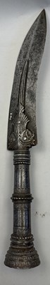 Lot 542 - A RARE SOUTH INDIAN SPEAR HEAD (SANG), 17TH CENTURY, PROBABLY MYSORE