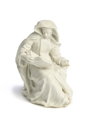 Lot 20 - A BOW FIGURE OF 'THE ABBESS', CIRCA 1755-58