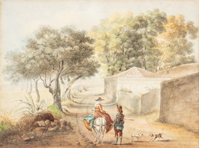 Lot 9 - CIRCLE OF GEORGE LAMBERT SENIOR (BRITISH 1700-1765)
