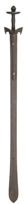 Lot 6 - A RARE SOUTH INDIAN SWORD (KHANDA), 16TH/17TH CENTURY