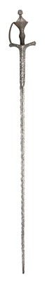 Lot 10 - A SOUTH INDIAN RAPIER, 17TH CENTURY, POSSIBLY SIVAGANGA