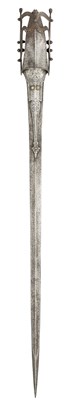 Lot 12 - A SOUTH INDIAN SWORD (PATA), 16TH/17TH CENTURY, POSSIBLY ARCOT