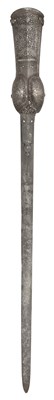 Lot 13 - A FINE SOUTH INDIAN SWORD (PATA), 17TH/18TH CENTURY, POSSIBLY MARATHA