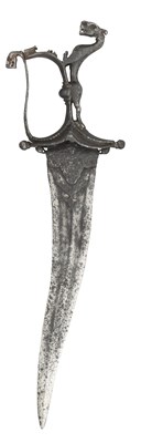 Lot 24 - A RARE SOUTH INDIAN DAGGER (CHILANUM), 15TH/16TH CENTURY, POSSIBLY BIJAPUR