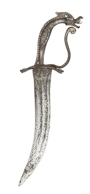 Lot 39 - A SOUTH INDIAN DAGGER (KHANJAR), 17TH/18TH CENTURY, POSSIBLY MALABAR