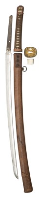 Lot 94 - A JAPANESE SHIN-GUNTÃ” (MILITARY SWORD)