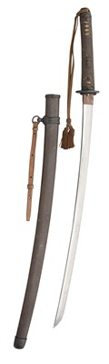 Lot 97 - A JAPANESE OFFICER'S SHIN-GUNTÃ” (MILITARY SWORD), 1943