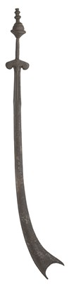 Lot 137 - A RARE HIMALAYAN SWORD, 17TH/18TH CENTURY, NEPAL OR TIBET