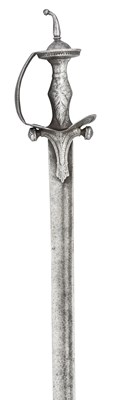 Lot 143 - AN INDIAN SWORD (FIRANGI), LATE 17TH/18TH CENTURY