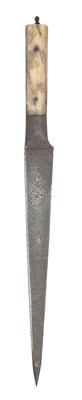 Lot 154 - AN INDIAN DAGGER (KARD), ANOTHER, 19TH CENTURY AND A FURTHER DAGGER
