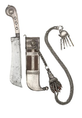 Lot 157 - ËœA COORG DAGGER (PICHANGATTI), 19TH CENTURY