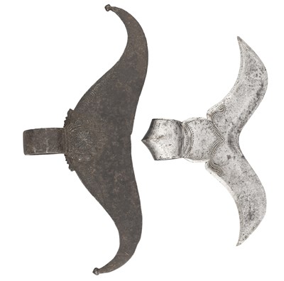 Lot 159 - SIX INDIAN AXE HEADS, 18TH/19TH CENTURY