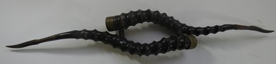 Lot 170 - AN INDIAN PARRYING WEAPON (MADU), 19TH CENTURY, INSCRIBED SERGEANT W. HIGGINS, 46TH REGIMENT
