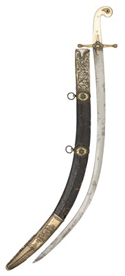 Lot 177 - ËœA BALKAN SWORD (SHAMSHIR), 19TH CENTURY
