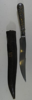 Lot 182 - A PERSIAN DAGGER, QAJAR, 19TH CENTURY