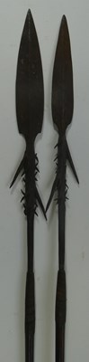 Lot 199 - TWO AFRICAN SPEARS, LATE 19TH CENTURY