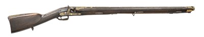 Lot 205 - A .650 CALIBRE OTTOMAN PERCUSSION RIFLE, TURKEY, MID-18TH CENTURY