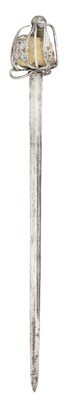 Lot 243 - A SCOTTISH BASKET-HILTED BACK-SWORD, MID-18TH CENTURY