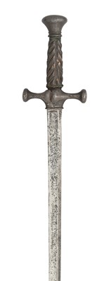 Lot 250 - â€¡ A NORTH EUROPEAN PILLOW SWORD, MID-17TH CENTURY