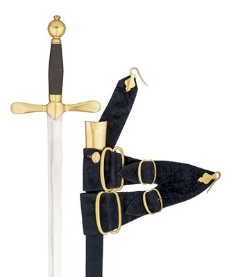 Lot 261 - A FINE ROBE SWORD, 19TH CENTURY