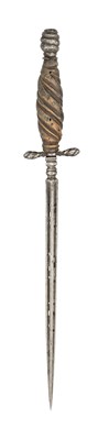 Lot 265 - â€¡ AN ITALIAN GUNNER'S STILETTO (FUSETTO DI BOMBARDIERE), MID-17TH CENTURY