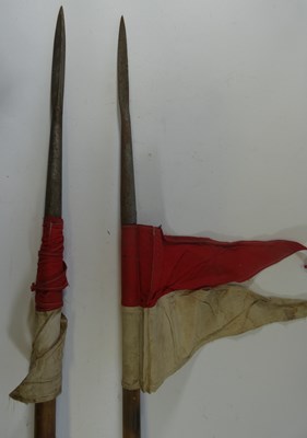 Lot 279 - TWO 1868 PATTERN LANCES
