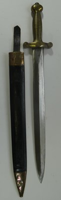 Lot 282 - A FRENCH MODEL 1831 SHORT SWORD (COUPE CHOUX)