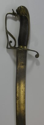 Lot 294 - AN OFFICER'S SWORD, CIRCA 1790