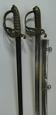 Lot 313 - A VICTORIAN INDIAN ARMY 1845 PATTERN INFANTRY OFFICER'S SWORD RETAILED BY RANKIN