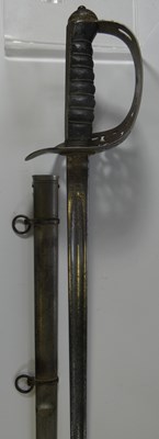 Lot 327 - A VICTORIAN 1895 PATTERN INFANTRY SWORD RETAILED BY HENRY WILKINSON