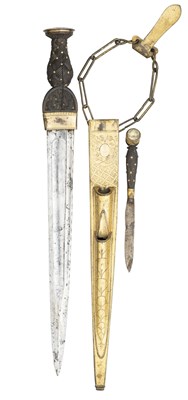 Lot 337 - A SCOTTISH DIRK RETAILED BY HUNTER, ARMY CONTRACTOR TO HIS MAJESTY, EDINBURGH