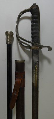 Lot 339 - AN 1827 PATTERN NAVAL OFFICER'S SWORD