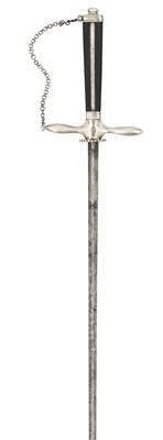 Lot 341 - A SILVER-MOUNTED NAVAL OFFICER'S DIRK, CIRCA 1780