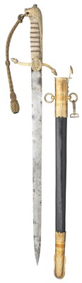 Lot 342 - A GEORGE VI 1891 PATTERN MID-SHIPMAN'S DIRK BY GIEVES