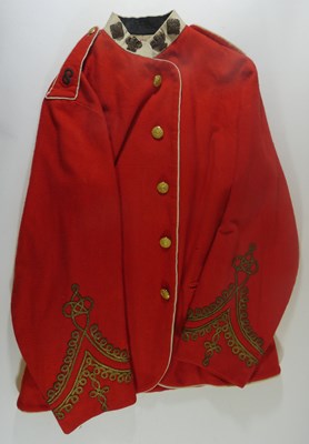 Lot 347 - A VICTORIAN INDIAN ARMY OFFICER'S UNDRESS FROCK