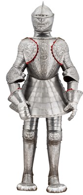 Lot 363 - â€¡ A CAP-A-PIE ARMOUR FOR FOOT COMBAT IN THE SOUTH GERMAN STYLE OF CIRCA 1520