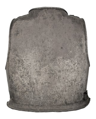 Lot 377 - A NORTH EUROPEAN BACKPLATE, MID-17TH CENTURY