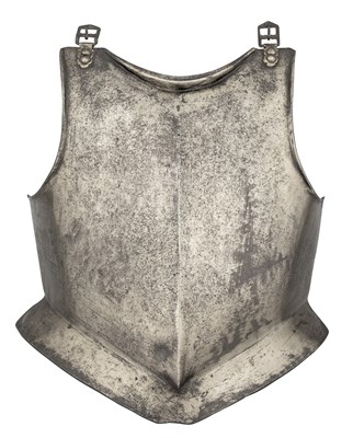 Lot 378 - A RARE SOUTH GERMAN BREASTPLATE OF DUPLEX CONSTRUCTION, NUREMBURG, CIRCA 1580