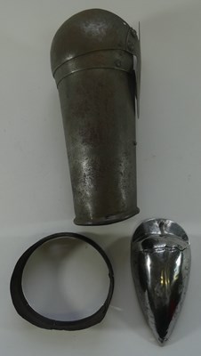 Lot 382 - AN ITALIAN ETCHED TURNER FROM AN UPPER CANNON, CIRCA 1580, AND OTHER ITEMS
