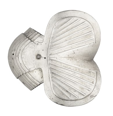 Lot 384 - â€¡ A COMPOSITE GERMAN POLEYN, WITH FLUTED DECORATION IN THE 'MAXIMILIAN' FASHION, EARLY 16TH CENTURY
