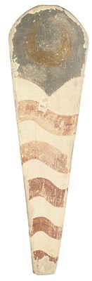 Lot 389 - AN ITALIAN SHIELD FOR USE IN THE GIOCO DEL PONTE