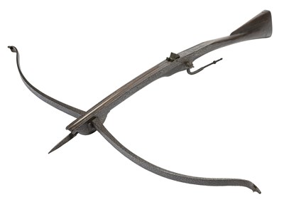 Lot 399 - A LARGE NORTH EUROPEAN CROSSBOW, EARLY 19TH CENTURY, PROBABLY FLEMISH
