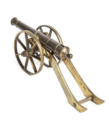 Lot 420 - A MODEL GARRISON GUN, EARLY 19TH CENTURY