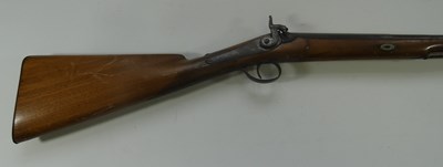 Lot 438 - A 15 BORE PERCUSSION SPORTING GUN, MID-19TH CENTURY