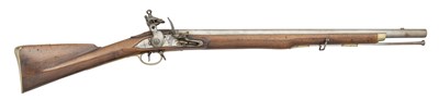Lot 442 - A .750 CALIBRE FLINTLOCK CARBINE, EARLY 19TH CENTURY