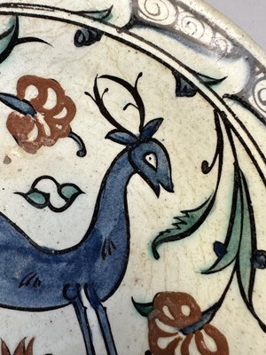 Lot 35 - AN IZNIK DISH, OTTOMAN ANATOLIA, MID-17TH CENTURY