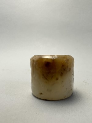 Lot 79 - FOUR CHINESE CARVED JADE ARCHERS RINGS, QING DYNASTY, 18TH/19TH CENTURY
