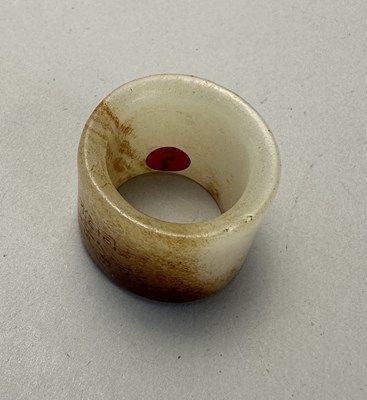 Lot 79 - FOUR CHINESE CARVED JADE ARCHERS RINGS, QING DYNASTY, 18TH/19TH CENTURY