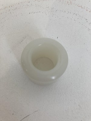 Lot 84 - A FINE CHINESE WHITE JADE ARCHERS RING, QING DYNASTY, 18TH CENTURY